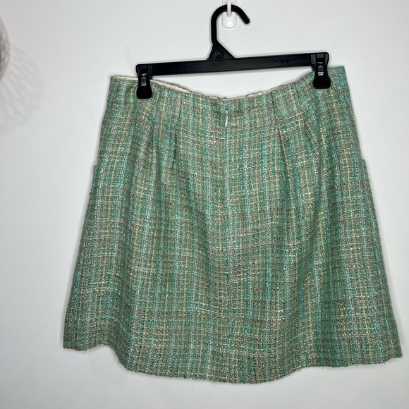 J. Crew Tweed Mini Skirt with Side Pockets Size 4 - Picture 4 of 8